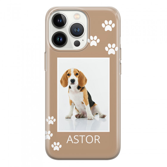 APPLE - iPhone 13 Pro Max - Soft Clear Case - Puppy