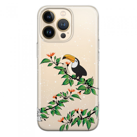 APPLE - iPhone 13 Pro - Soft Clear Case - Me, The Stars And Toucan