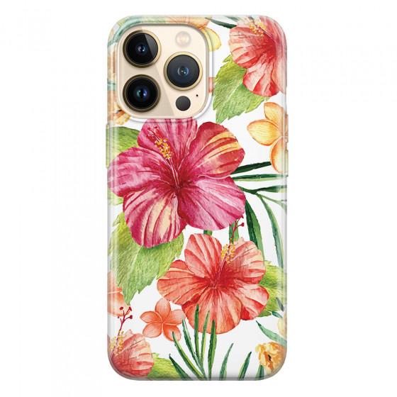 APPLE - iPhone 13 Pro - Soft Clear Case - Tropical Vibes