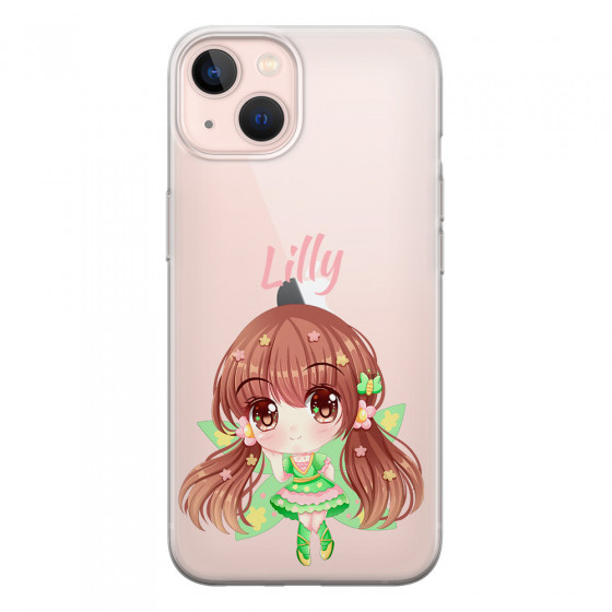 APPLE - iPhone 13 Mini - Soft Clear Case - Chibi Lilly