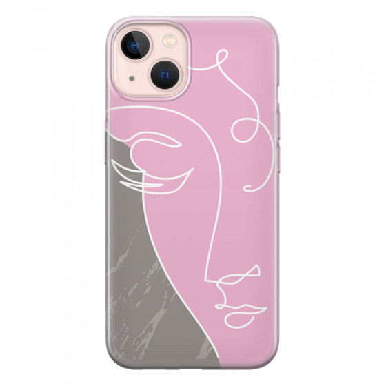 APPLE - iPhone 13 Mini - Soft Clear Case - Miss Pink