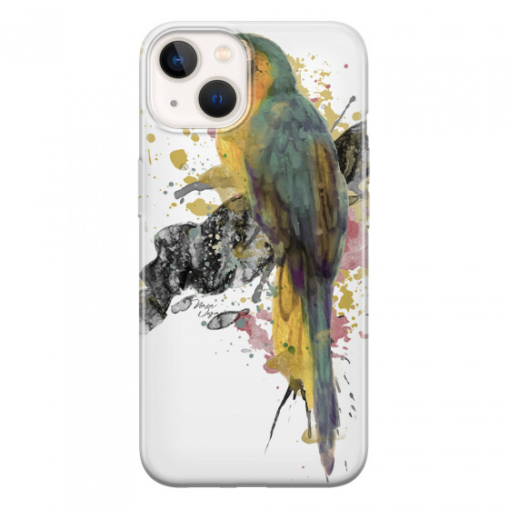 APPLE - iPhone 13 - Soft Clear Case - Parrot