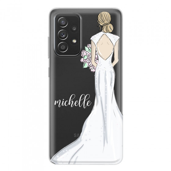 SAMSUNG - Galaxy A52 / A52s - Soft Clear Case - Bride To Be Blonde