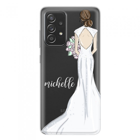 SAMSUNG - Galaxy A52 / A52s - Soft Clear Case - Bride To Be Brunette