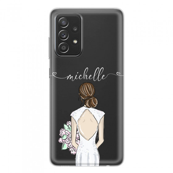 SAMSUNG - Galaxy A52 / A52s - Soft Clear Case - Bride To Be Brunette II.