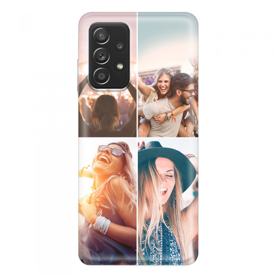 SAMSUNG - Galaxy A52 / A52s - Soft Clear Case - Collage of 4