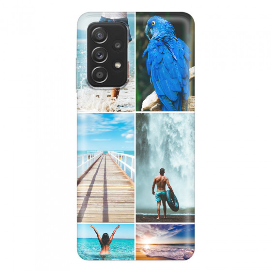 SAMSUNG - Galaxy A52 / A52s - Soft Clear Case - Collage of 6