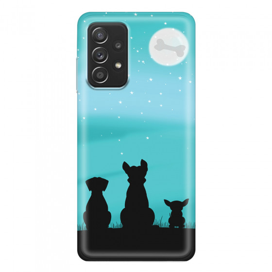 SAMSUNG - Galaxy A52 / A52s - Soft Clear Case - Dog's Desire Blue Sky