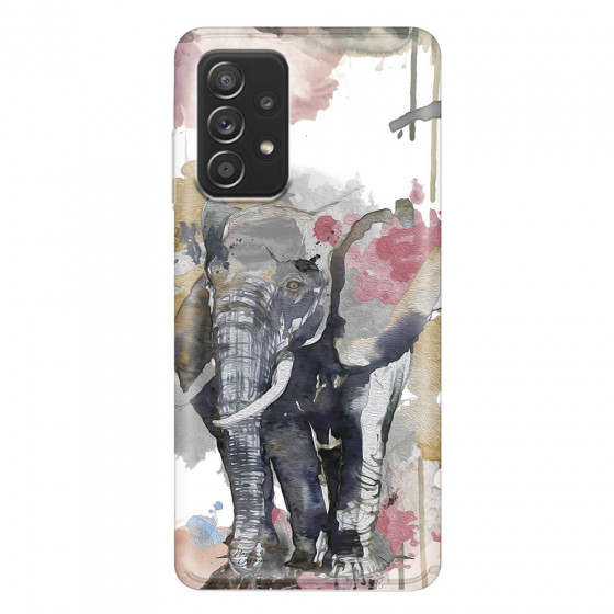 SAMSUNG - Galaxy A52 / A52s - Soft Clear Case - Elephant