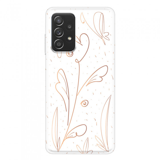SAMSUNG - Galaxy A52 / A52s - Soft Clear Case - Flowers In Style