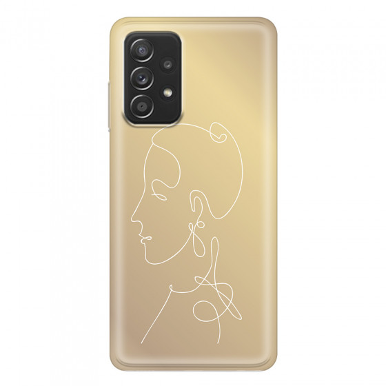SAMSUNG - Galaxy A52 / A52s - Soft Clear Case - Golden Lady