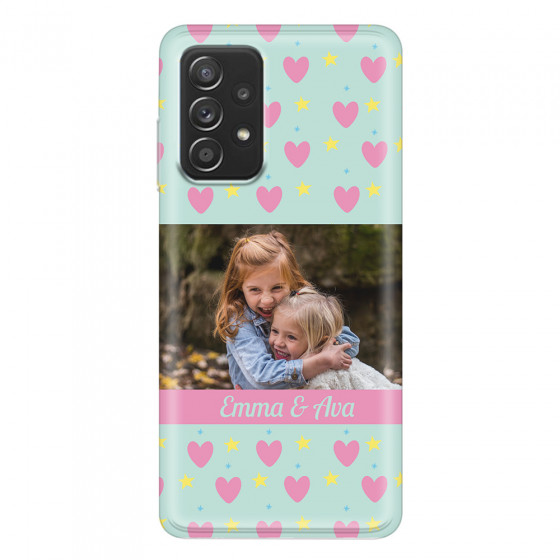 SAMSUNG - Galaxy A52 / A52s - Soft Clear Case - Heart Shaped Photo