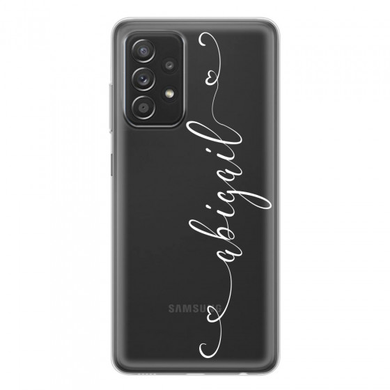 SAMSUNG - Galaxy A52 / A52s - Soft Clear Case - Hearts Handwritten