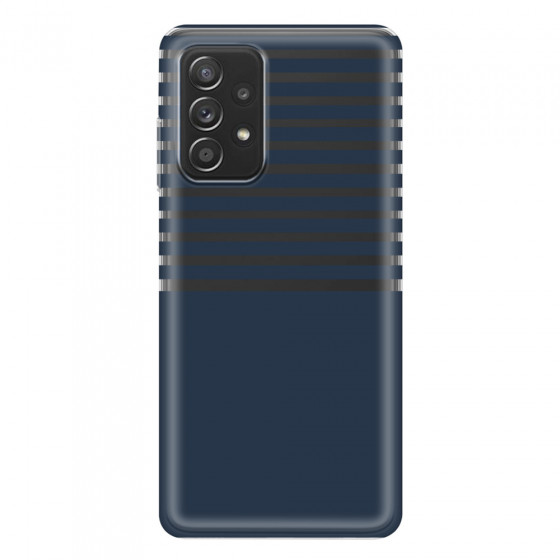 SAMSUNG - Galaxy A52 / A52s - Soft Clear Case - Life in Blue Stripes