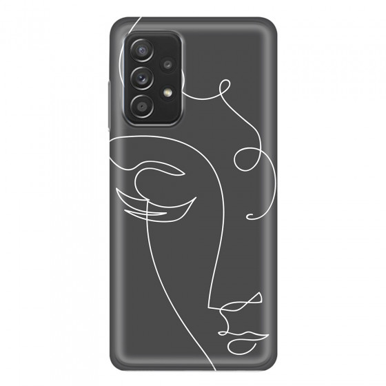 SAMSUNG - Galaxy A52 / A52s - Soft Clear Case - Light Portrait in Picasso Style
