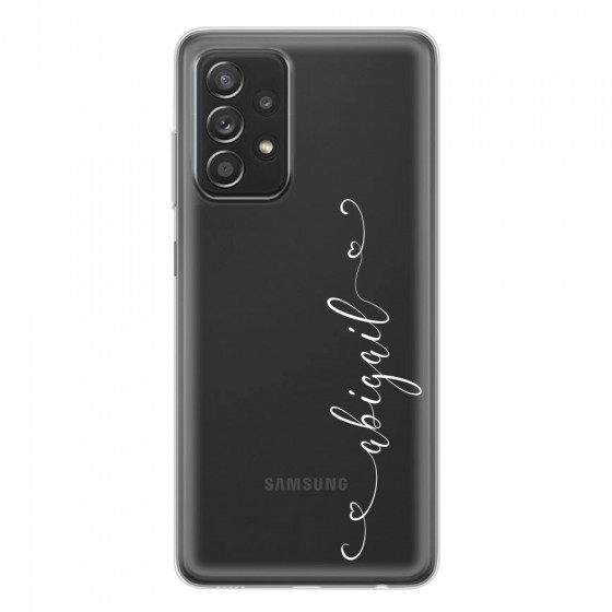 SAMSUNG - Galaxy A52 / A52s - Soft Clear Case - Little Hearts Handwritten