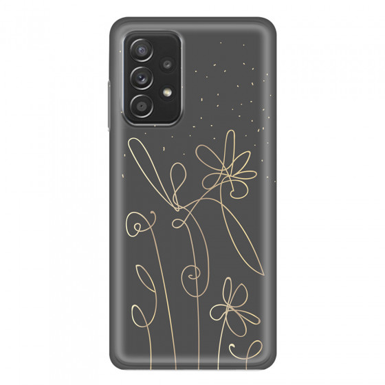 SAMSUNG - Galaxy A52 / A52s - Soft Clear Case - Midnight Flowers