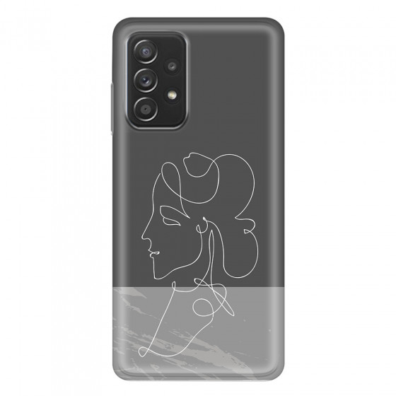 SAMSUNG - Galaxy A52 / A52s - Soft Clear Case - Miss Marble