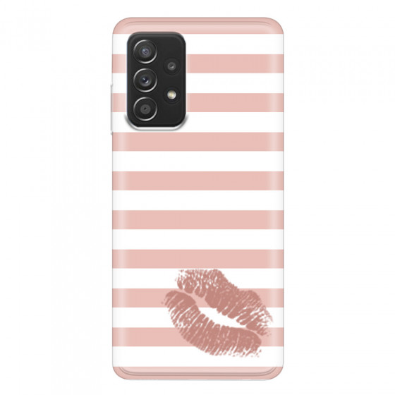 SAMSUNG - Galaxy A52 / A52s - Soft Clear Case - Pink Lipstick