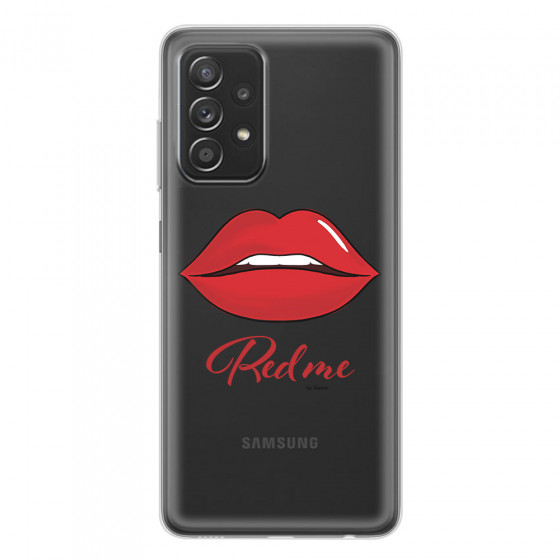 SAMSUNG - Galaxy A52 / A52s - Soft Clear Case - Red Me