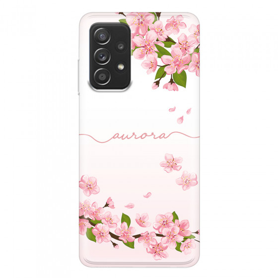 SAMSUNG - Galaxy A52 / A52s - Soft Clear Case - Sakura Handwritten