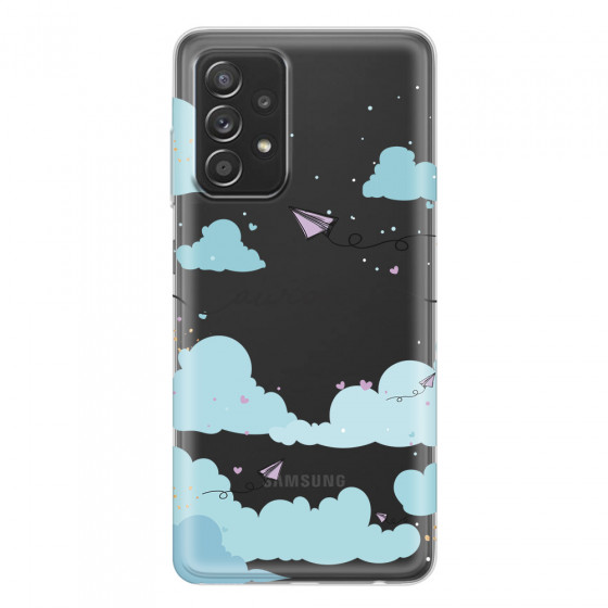 SAMSUNG - Galaxy A52 / A52s - Soft Clear Case - Up in the Clouds