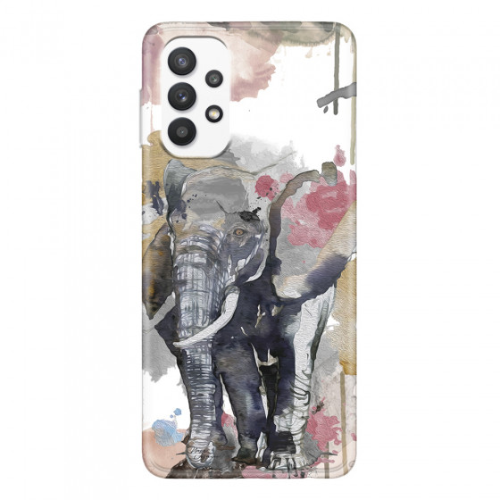 SAMSUNG - Galaxy A32 - Soft Clear Case - Elephant