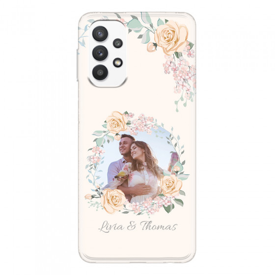 SAMSUNG - Galaxy A32 - Soft Clear Case - Frame Of Roses