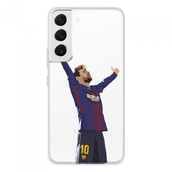 SAMSUNG - Galaxy S22 Plus - Soft Clear Case - For Barcelona Fans